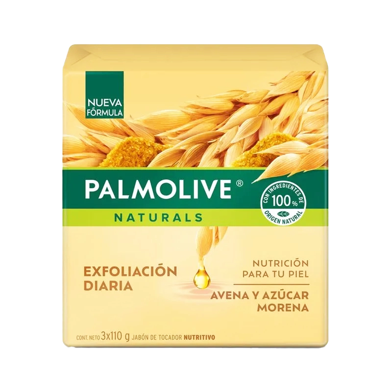 JABON PALMOLIVE AVENA Y AZUCAR X 3 X110 G